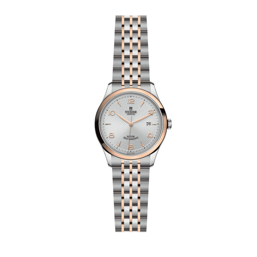 Tudor 1926 Automatic Silver Dial Two Tone Steel Strap Watch for Men - M91651-0001