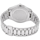 Tudor Style Automatic Diamonds Blue Dial Silver Steel Strap Watch for Men - M12710-0017