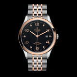 Tudor 1926 Automatic Diamonds Black Dial Two Tone Steel Strap Watch for Men - M91651-0004