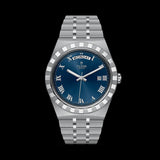 Tudor Royal Automatic Blue Dial Silver Steel Strap Watch for Men - M28600-0005