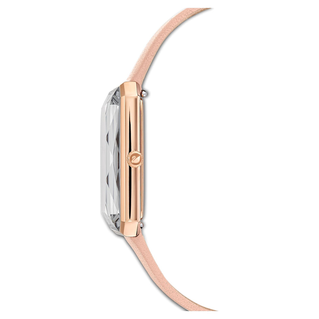 Swarovski Uptown Pink Dial Pink Leather Strap Watch for Women - 5547719