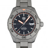 Tag Heuer Aquaracer Calibre 5 Bamford Limited Edition Black Dial Grey Steel Strap Watch for Men - WAY208C.FC6383