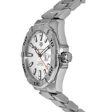 Tag Heuer Aquaracer Calibre 5 Automatic White Dial Silver Steel Strap Watch for Men - WAY2013.BA0927