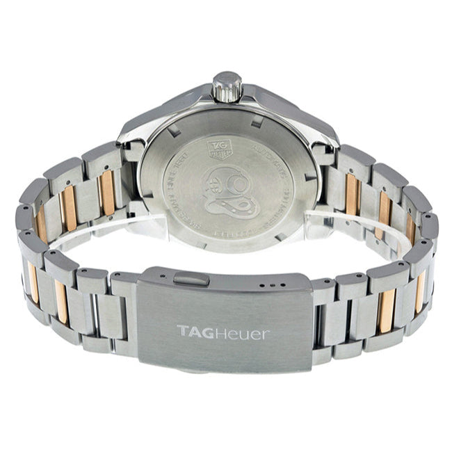 Tag Heuer Aquaracer Calibre 5 Automatic White Dial Two Tone Steel Strap Watch for Men - WAY2150.BD0911