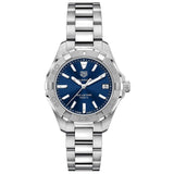 Tag Heuer Aquaracer Quartz Blue Dial Silver Steel Strap Watch for Women - WBD1312.BA0740