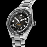 Tag Heuer Autavia Automatic Grey Dial Silver Steel Strap Watch for Men - WBE5114.EB0173