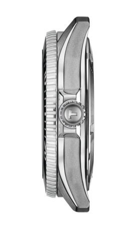 Tissot Seastar 1000 Black Dial Silver Steel Strap Watch For Men - T120.410.11.051.00