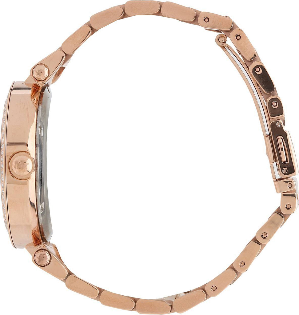 Michael Kors Parker Rose Gold Dial Rose Gold Steel Strap Watch for Women - MK5865