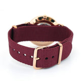 Daniel Wellington Classic Roselyn White Dial Red NATO Strap Watch For Women - DW00100271