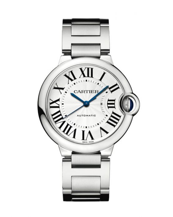 Cartier Ballon Bleu De Cartier Silver Dial Silver Steel Strap Watch for Women - WSBB0048
