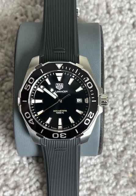 Tag Heuer Aquaracer Black Dial Watch for Men - WAY111A.FT6151