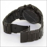 Marc Jacobs Larry Chronograph Black Dial Black Steel Strap Watch for Men - MBM5032
