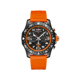 Breitling Endurance Pro Princeton University Edition Black Dial Orange Rubber Strap Watch for Men - X823104C1B1S1