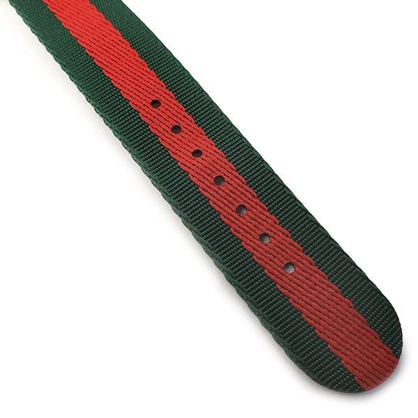 Gucci Le Marche des Merveilles Red & Green Dial Red & Green Nylon Strap Unisex Watch - YA1264060