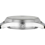 Gucci G Timeless Automatic Mother of Pearl Dial Blue Leather Strap Watch For Women - YA1264113