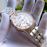 Tissot Chemin des Tourelles Powermatic 80 Silver Dial Two Tone Steel Strap Watch for Men - T099.407.22.038.02