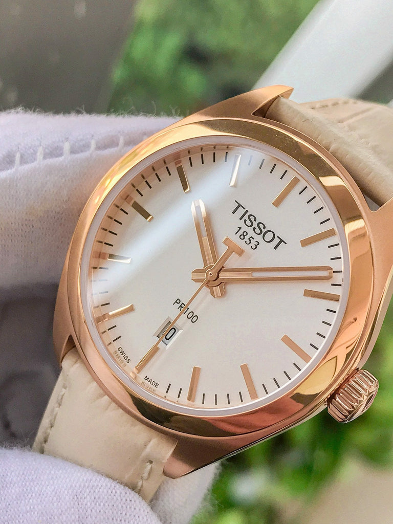 Tissot T Classic PR 100 Lady White Dial Watch For Women - T101.210.36.031.00