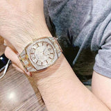 Bulova Phantom Crystal Silver Dial Two Tone Steel Strap Watch for Men - 98B323