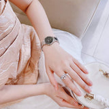 Calvin Klein Snake Black Dial Silver Steel Strap Watch For Women - K6E23141