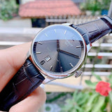 Tissot Chemin Des Tourelles Powermatic 80 Black Dial Black Leather Strap Watch For Men - T099.407.16.447.00