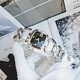 Gucci G Gucci Black Dial Silver Steel Strap Watch For Women - YA125510