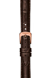 Tissot T Classic Carson White Dial Brown Leather Strap Watch For Women - T085.207.36.013.00