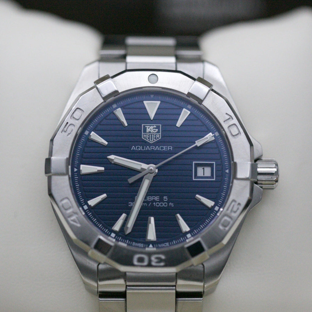 Tag Heuer Aquaracer Blue Dial Watch for Men - WAY2112.BA0928