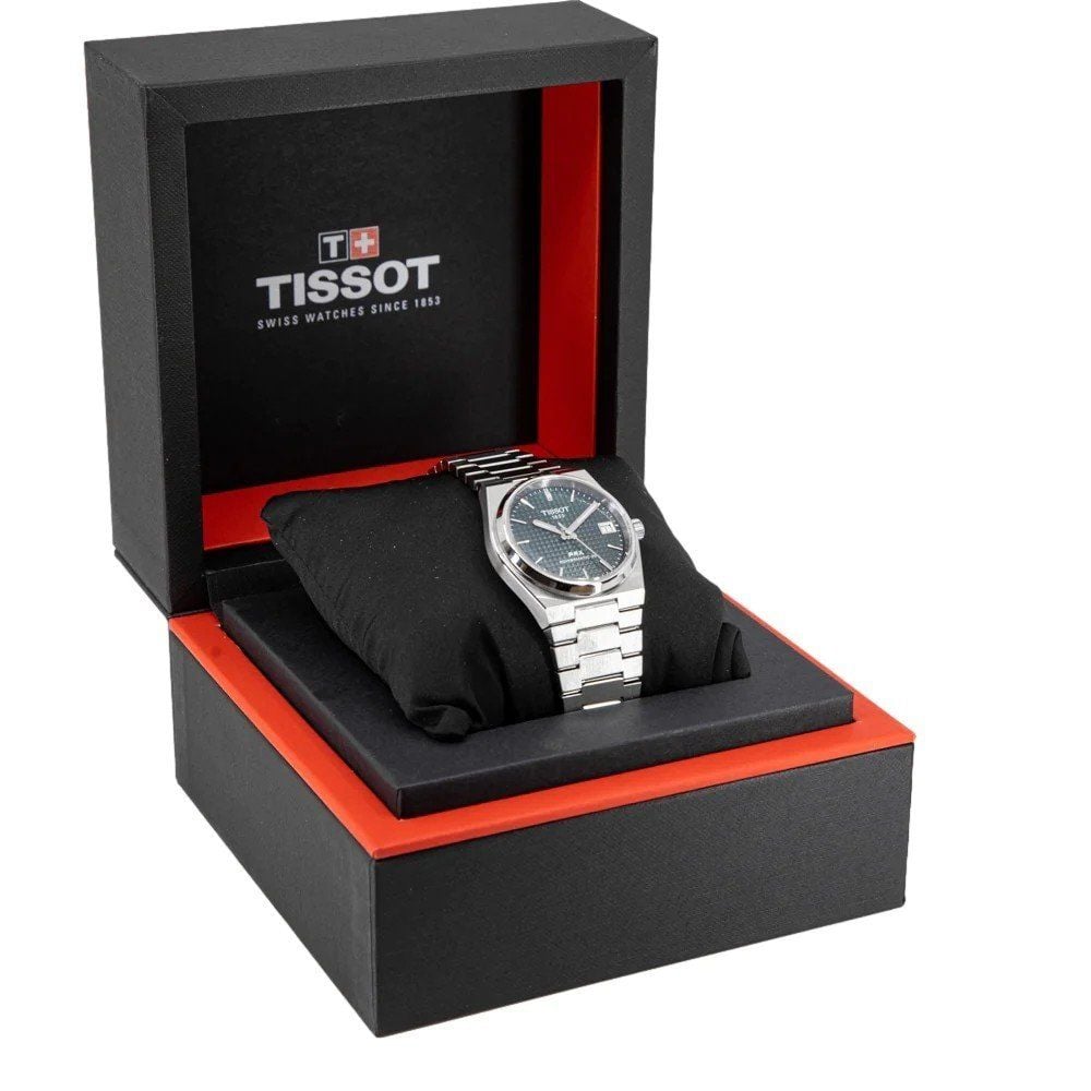 Tissot PRX Powermatic 80 Green Dial Silver Steel Strap Watch for Men - T137.207.11.091.00