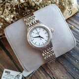 Tissot T Classic Carson Automatic White Dial Silver Steel Strap Watch For Women - T085.207.11.011.00