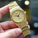 Tissot PRX Powermatic 80 Gold Dial Gold Steel Strap Watch for Men - T137.407.33.021.00