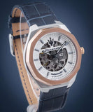 Maserati Stile Automatic Limited Edition White Dial Blue Leather Strap Watch For Men - R8821142001