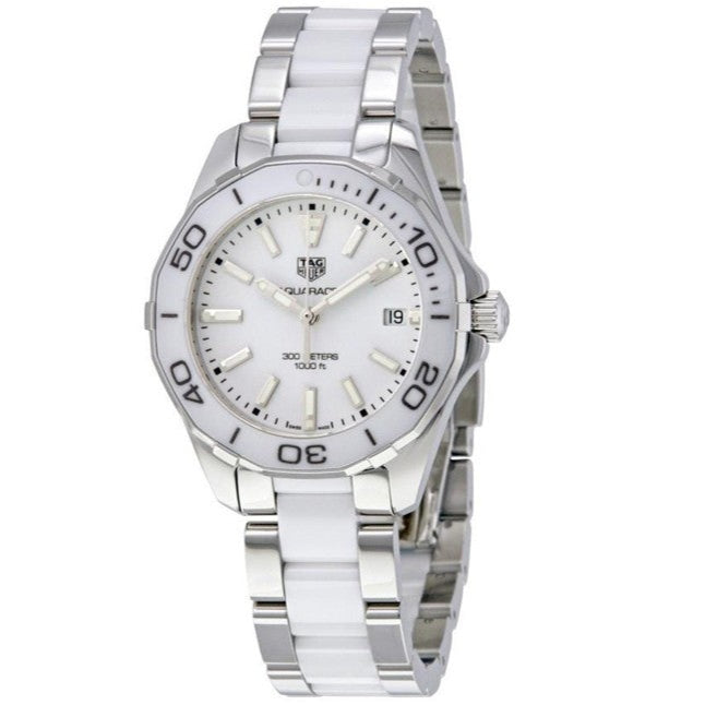 Tag Heuer Aquaracer White Dial Watch for Women - WAY131B.BA0914