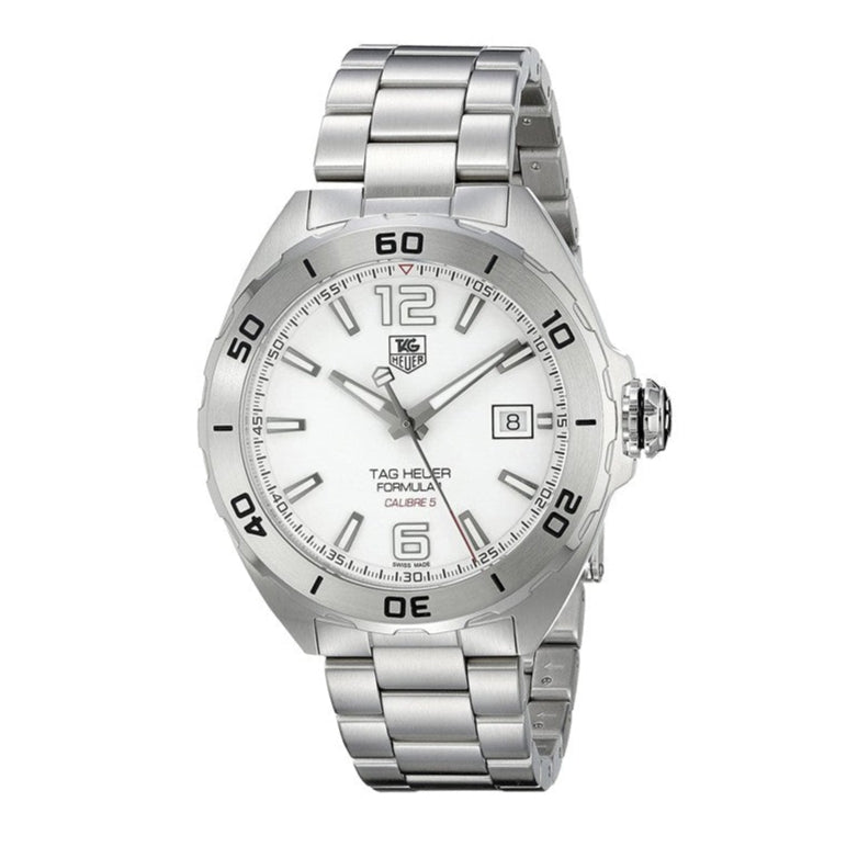 Tag Heuer Formula 1 White Dial Watch for Men - WAZ2114.BA0875