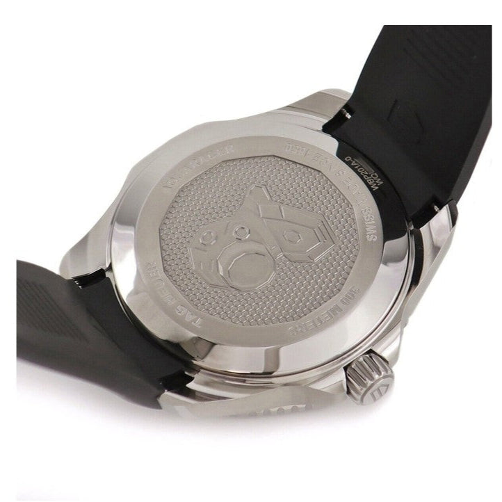 Tag Heuer Aquaracer Professional 300 Automatic Black Dial Black Rubber Strap Watch for Men - WBP201A.FT6197