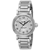 Coach Madison White Dial Silver Steel Strap Watch for Women - 14502394