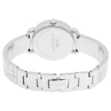 Coach Delancey White Dial Silver Steel Strap Watch for Women - 14502353