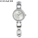 Coach Park Crystals Silver Dial Silver Steel Strap Watch for Women - 14503170