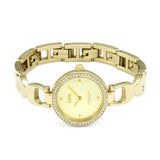 Coach Park Diamonds Gold Dial Gold Steel Strap Watch for Women - 14503171