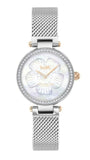 Coach Park Mother of Pearl Dial Silver Mesh Bracelet Watch for Women - 14503510