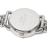 Coach Delancey White Dial Silver Steel Strap Watch for Women - 14502240