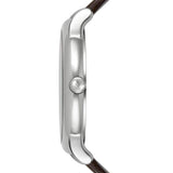 Emporio Armani Herren White Dial Brown Leather Strap Watch For Men - AR11103