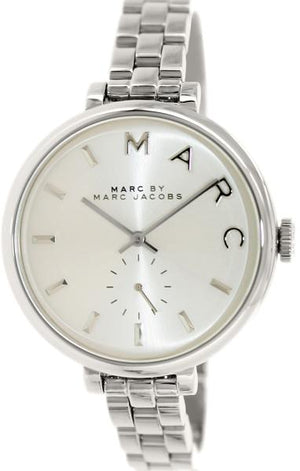 Marc Jacobs Sally Silver Dial Silver Steel Strap Watch for Women - MBM3362