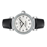Coach Madison White Dial Black Leather Strap Watch for Women - 14502399