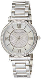 Michael Kors Catlin Silver Dial Silver Steel Strap Watch for Women - MK3355