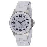 Marc Jacobs Perry White Dial White Silicone Strap Watch for Women - MBM2533