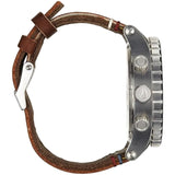 Nixon 51-30 Chronograph Black Dial Brown Leather Strap Watch for Men - A124-019