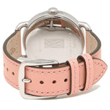 Coach Delancey White Dial Pink Leather Strap Watch for Women - 14502799