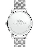 Coach Delancey Classic White Dial Silver Steel Strap Watch for Women - 14502260