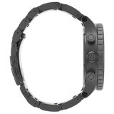 Nixon 51-30 Chrono Gunmetal Dial Gunmetal Steel Strap Watch for Men - A083-632
