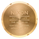 Nixon Sentry Gold Dial Gold Steel Strap Watch for Men - A356-502